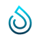 Sip Well colour logo — a teal and cyan water droplet icon